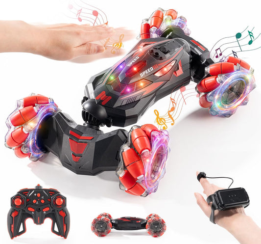 LUZHIS Gesture Sensing RC Stunt Car - 360 Rotation Fun!
