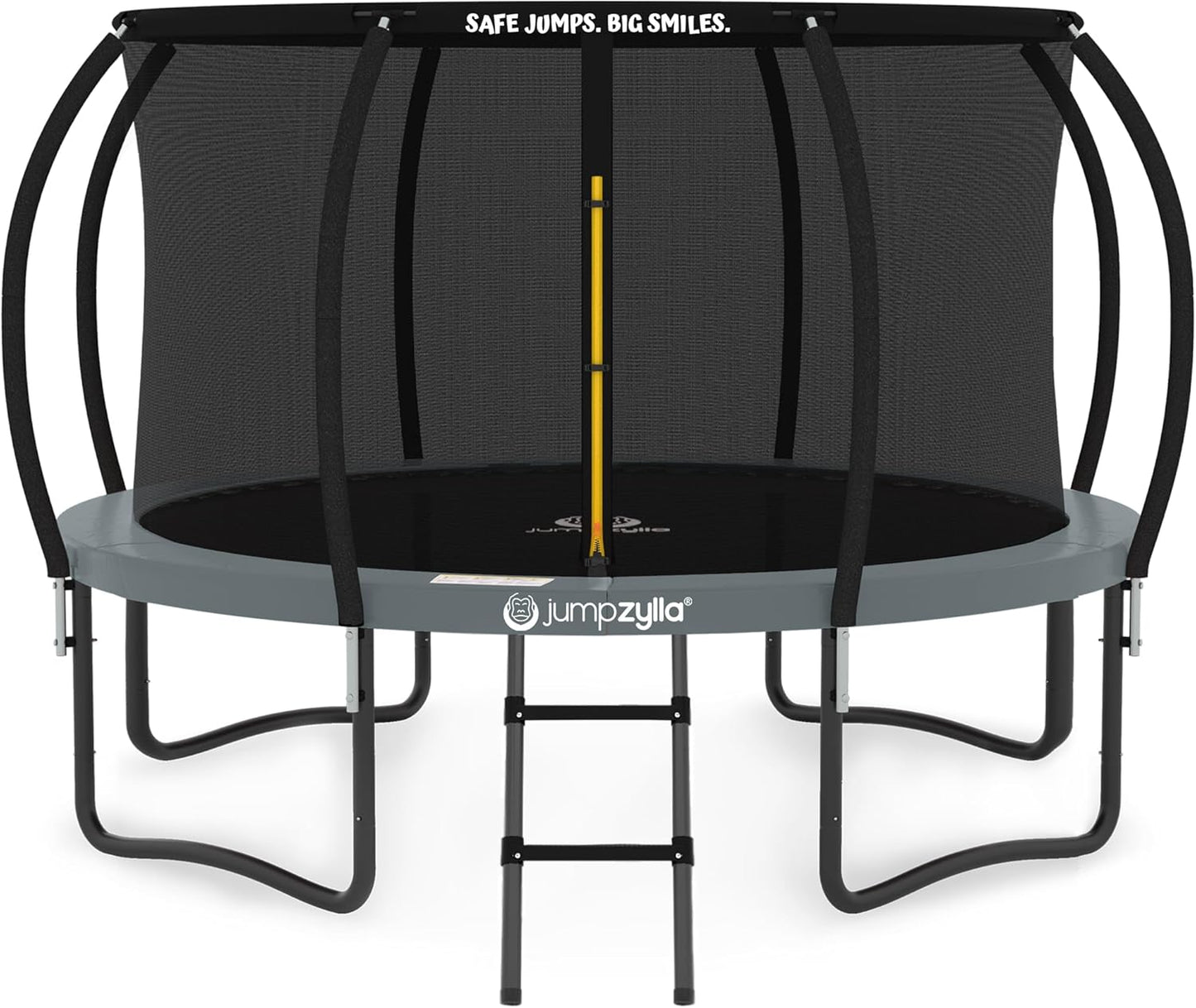 Jumpzylla Trampoline Outdoor 8FT to 16FT with Enclosure & Ladder