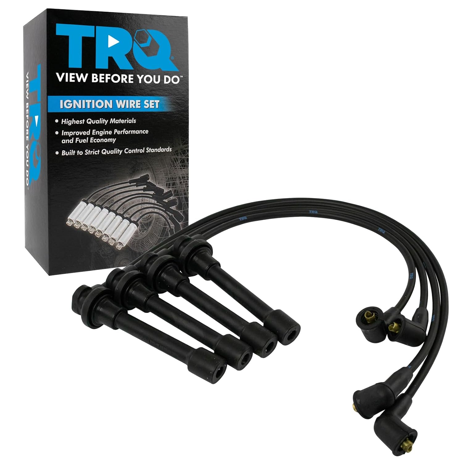 TRQ Ignition Spark Plug Wire Kit for 1990-2000 Mazda Miata