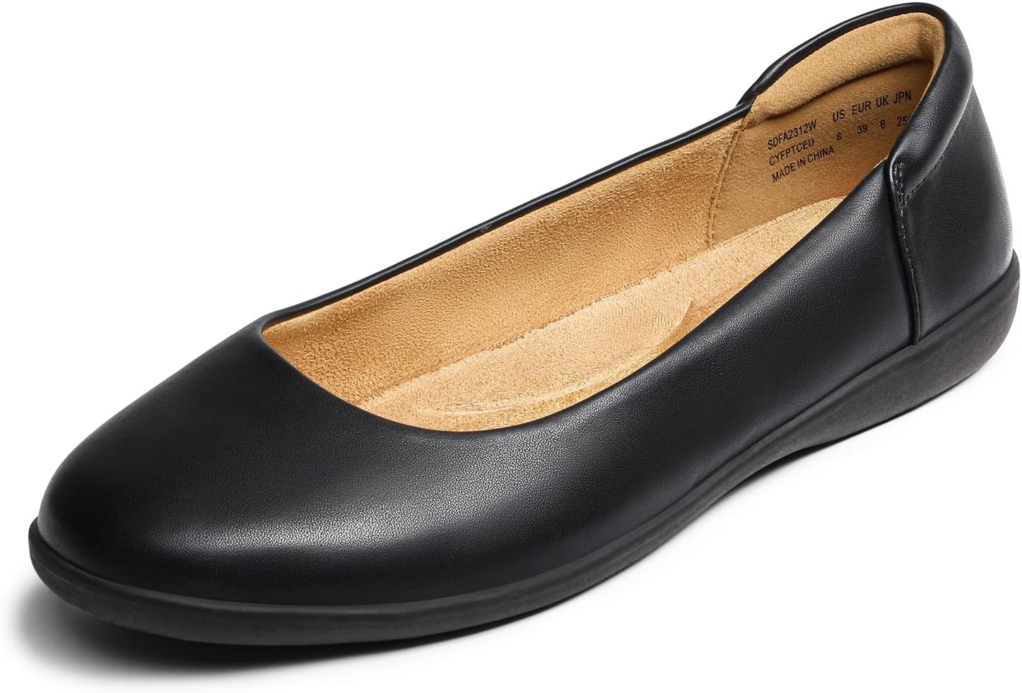 DREAM PAIRS Comfortable Ballet Flats for Work and Casual Wear