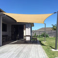 SUNNY GUARD Custom Size 8 ft x 18 ft Sand Sun Shade Sail Rectangle