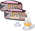 LifeVac Pink Travel Kit 2 Pack - Portable Suction Rescue Device