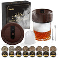 Vintage Electric Whiskey Smoker Kit with 8 Wood Chip Flavors
