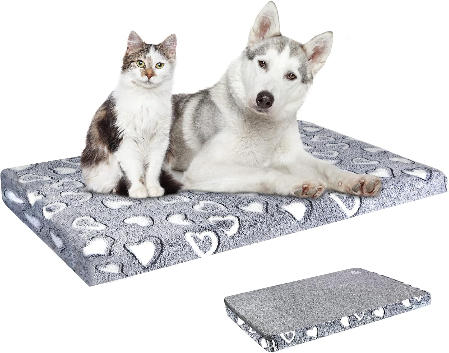 VANKEAN Dog Crate Mat Reversible Cool and Warm Stylish Bed