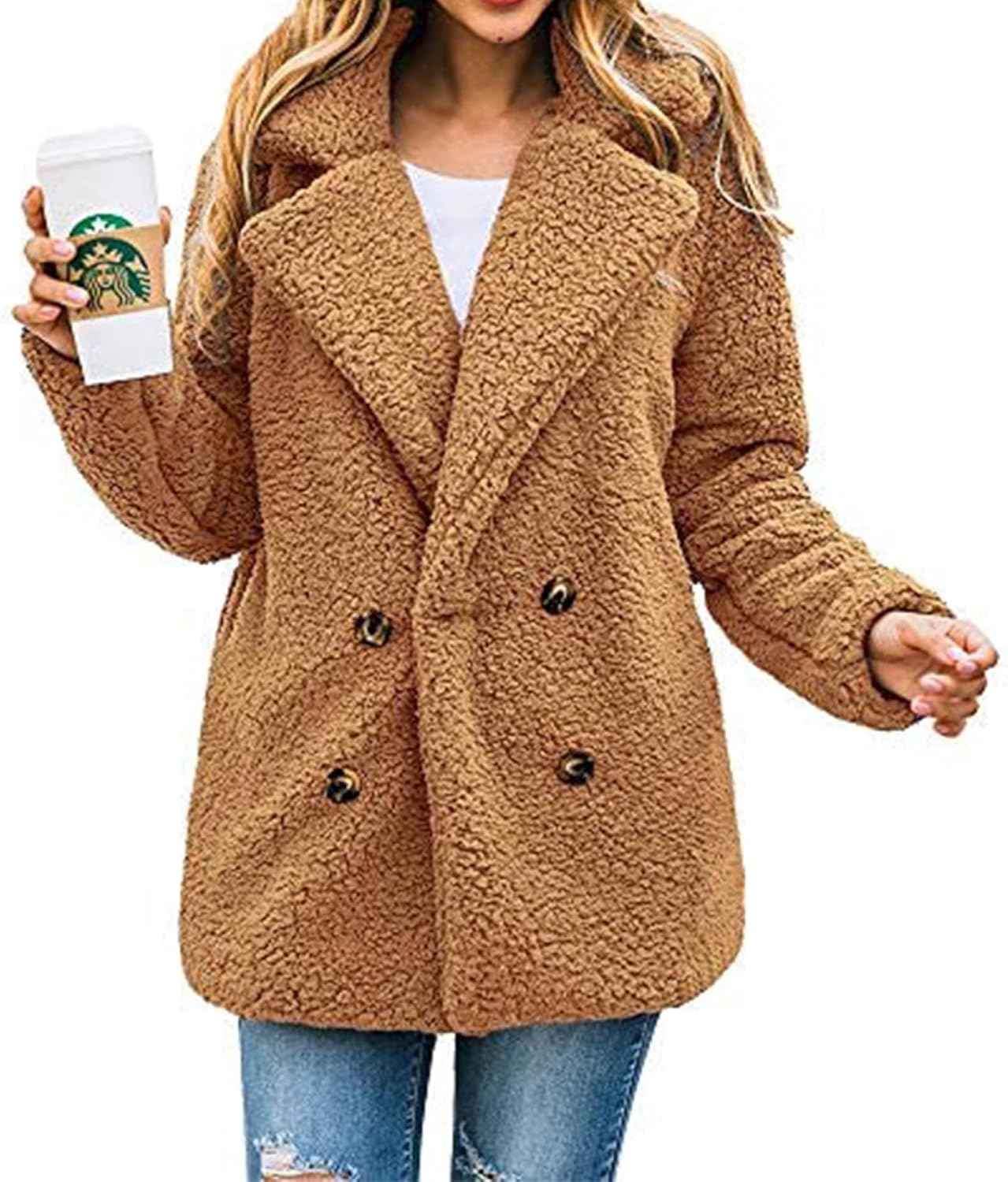 Trendy Women's Sherpa Fleece Winter Coats for Ultimate Warmth