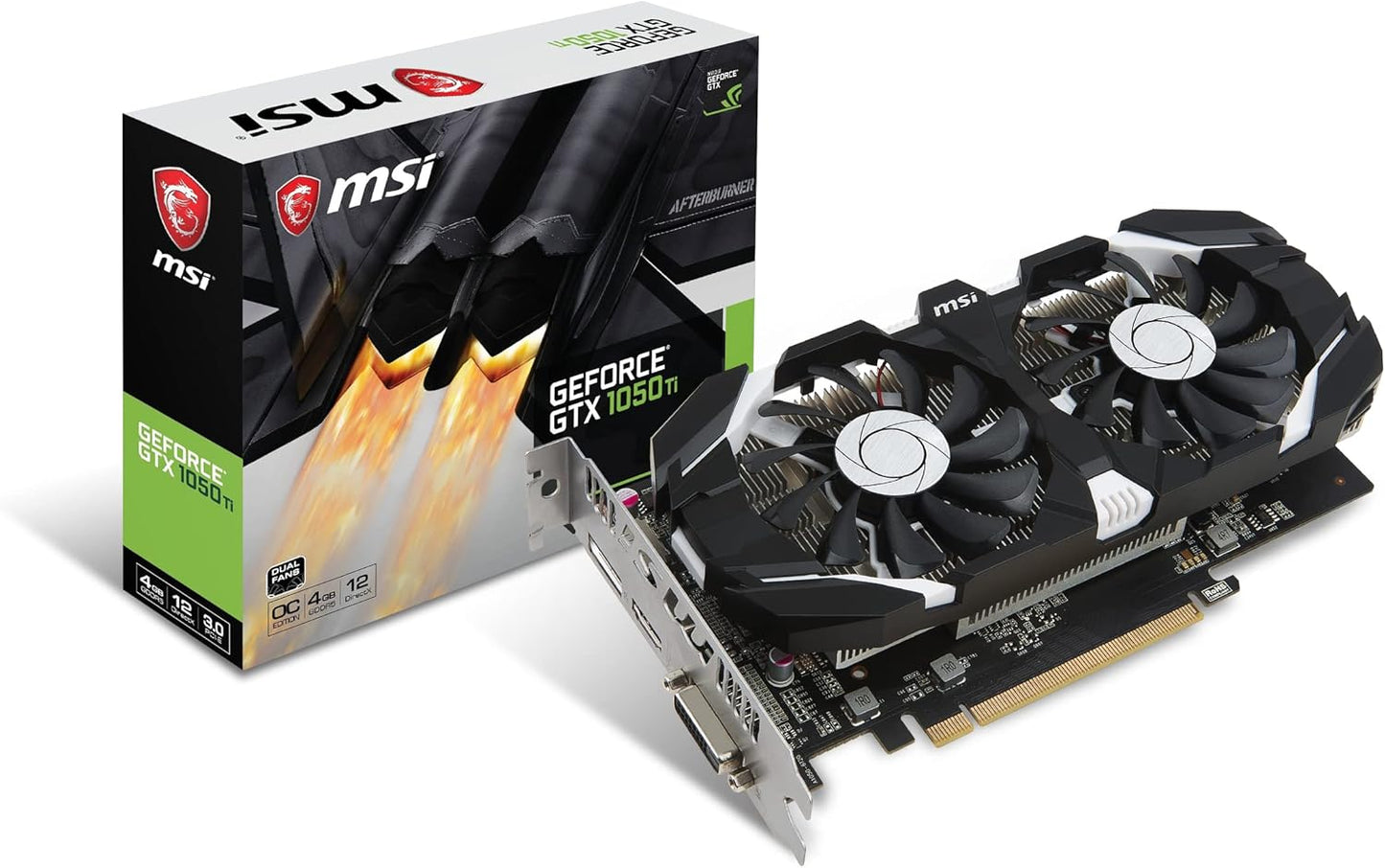 MSI Computer V809-2277R Video Card with GTX 1050 Ti Performance