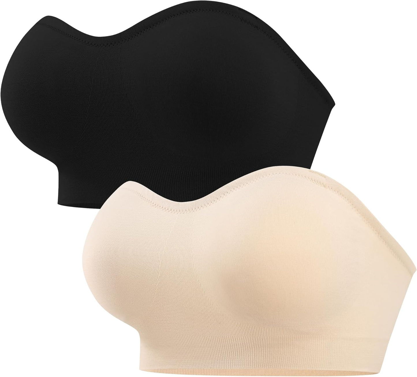 ANGOOL Strapless Bras for Women: Non-Slip Tube Top Bralette