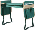 Garden Kneeler and Seat - Foldable Bench with Tool Bags