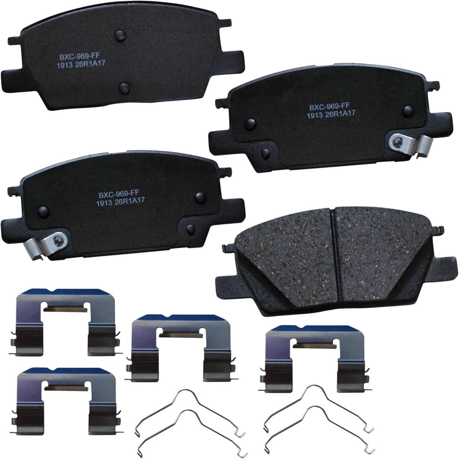Bendix Premium SBC1913 Ceramic Brake Pads for Buick and Chevy