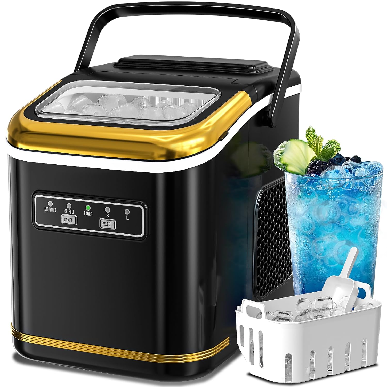 Fast 26lbs Bullet Ice Maker - Electactic!