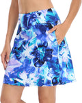 Skorts for Woman Knee Length Golf & Tennis Skirt with Pockets