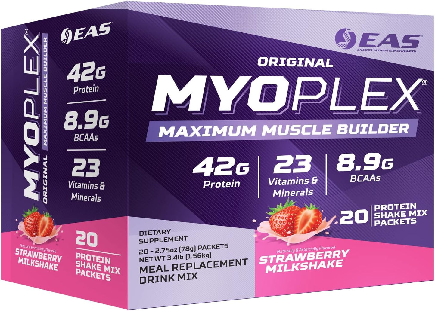 Myoplex Maximum Muscle Builder Protein Drink Mix for Recovery