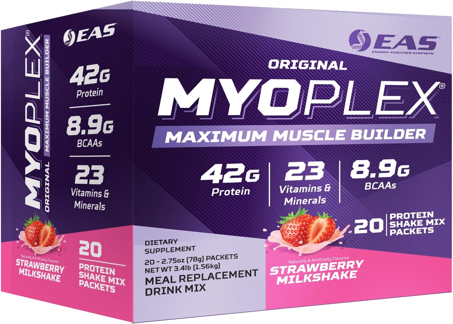 Myoplex Maximum Muscle Builder Protein Drink Mix for Recovery