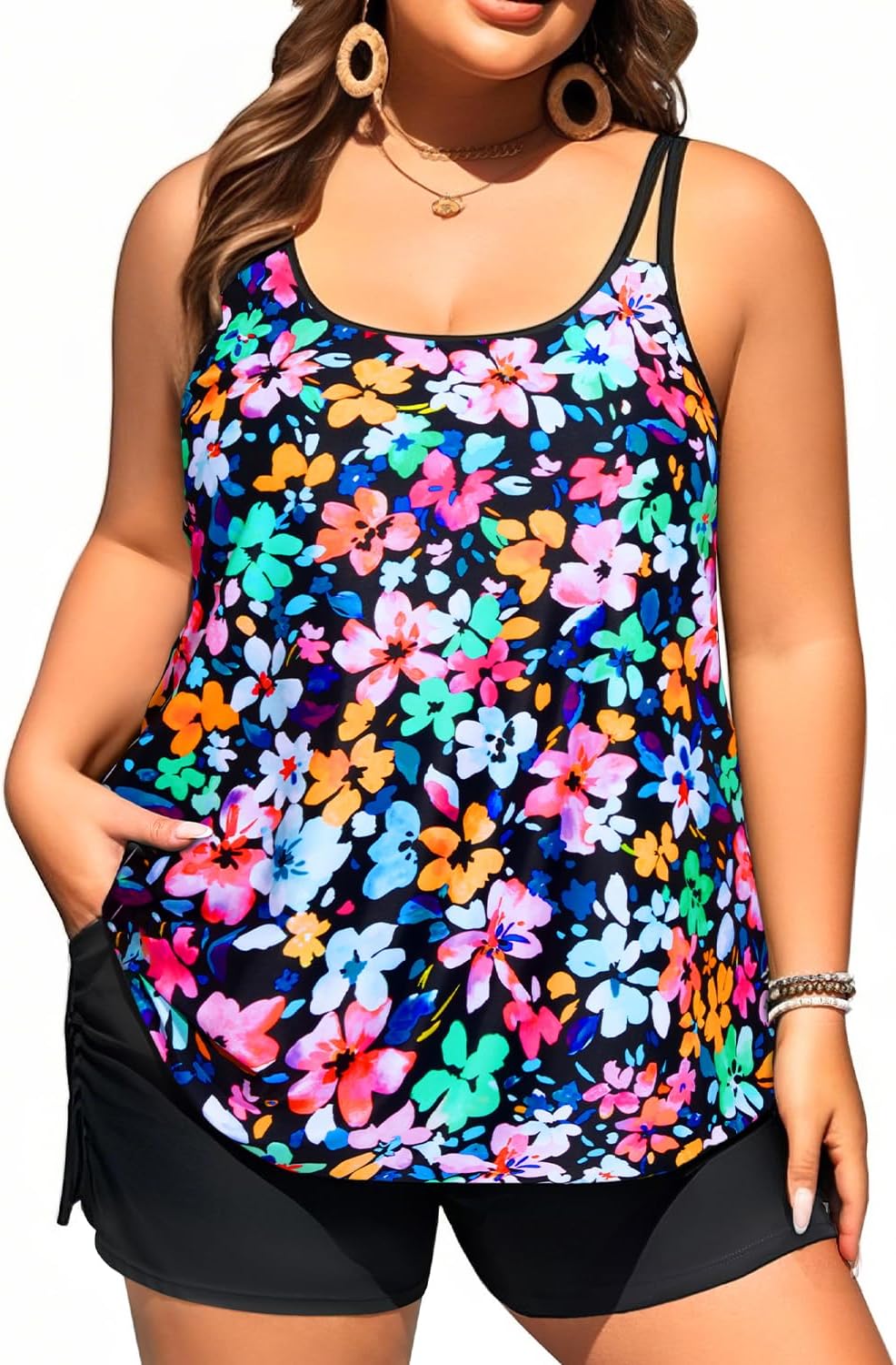 Tempt Me Plus Size Tankini Swimsuits for Stylish Water Fun