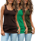 TAIPOVE Womens Extra Long Tunic Tank Tops Cotton Camisoles - Versatile