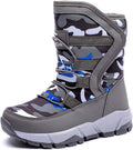 Boys Snow Boots Waterproof Slip Resistant Warm Winter Boots