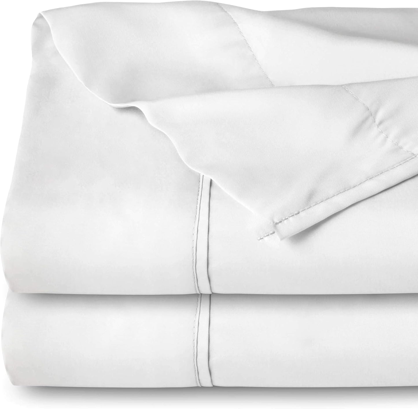 Bare Home Extra Long Flat Sheet - Premium Quality Comfort