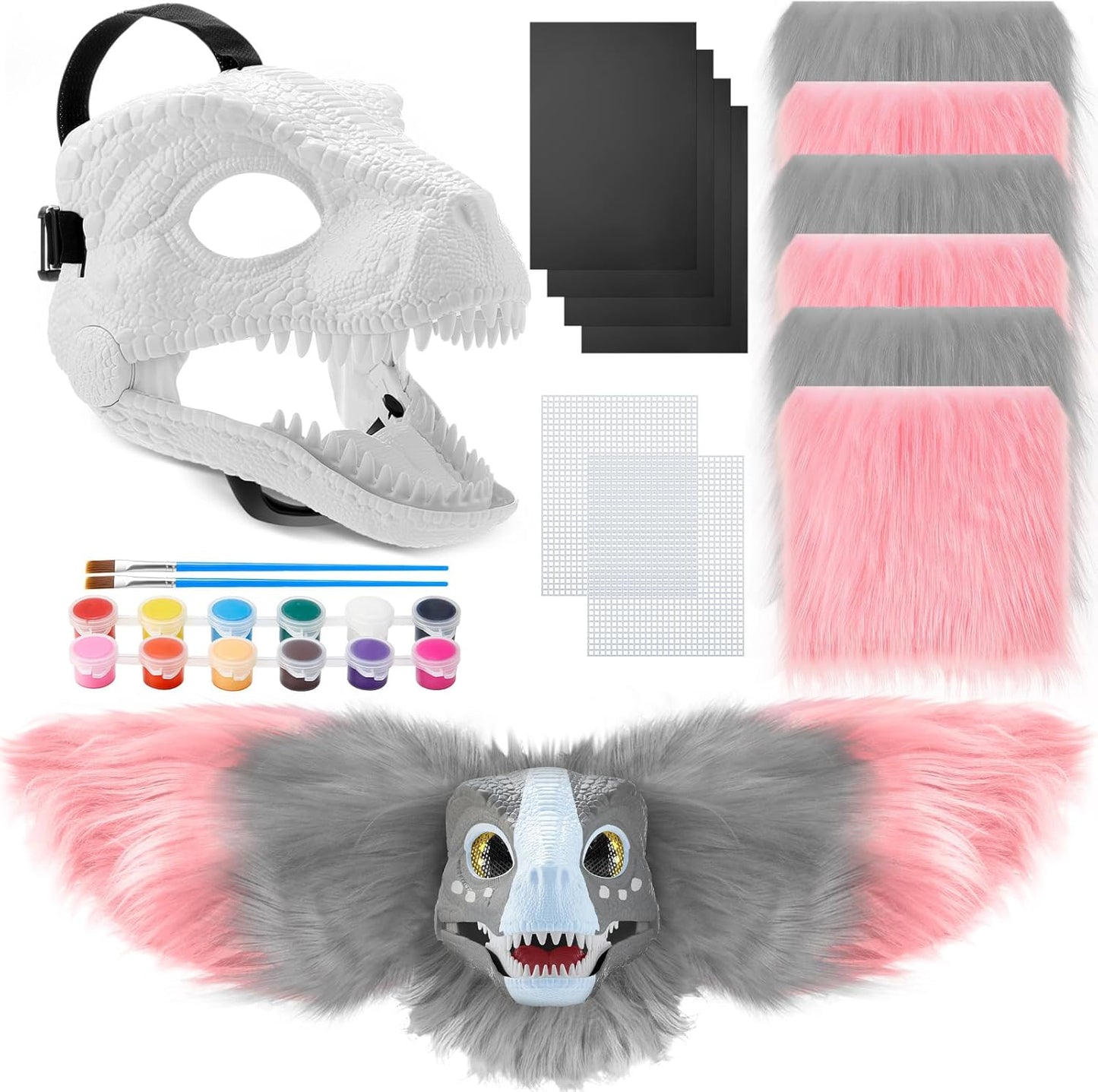 DIY Dino Mask Kit for Creative Costume Fun and Parties