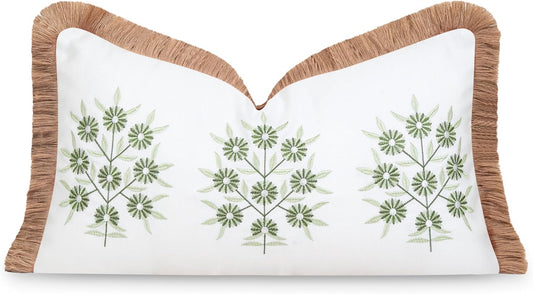 Hofdeco Premium Coastal Indoor Outdoor Lumbar Pillow Cover
