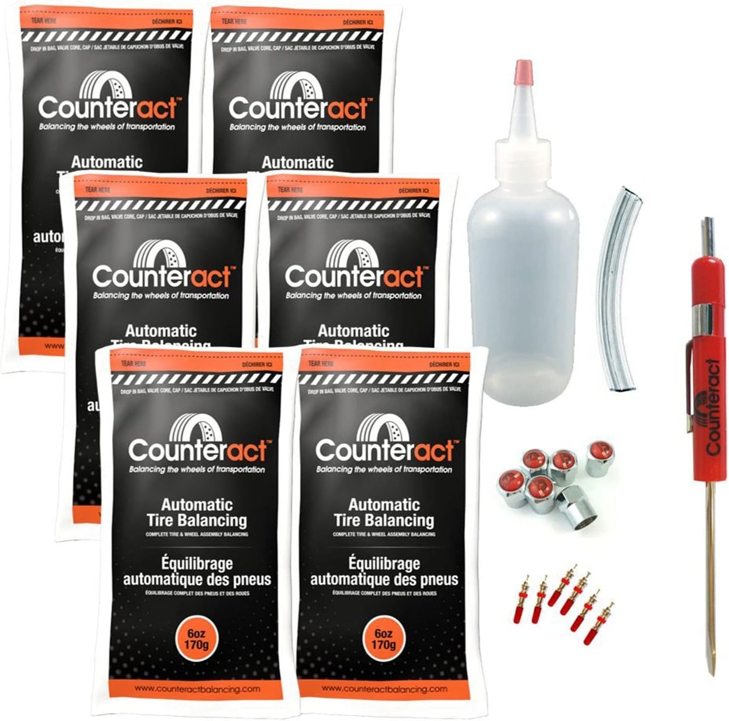 Counteract DIYDK-6 Tire Balancing Beads for Light Duty Trucks