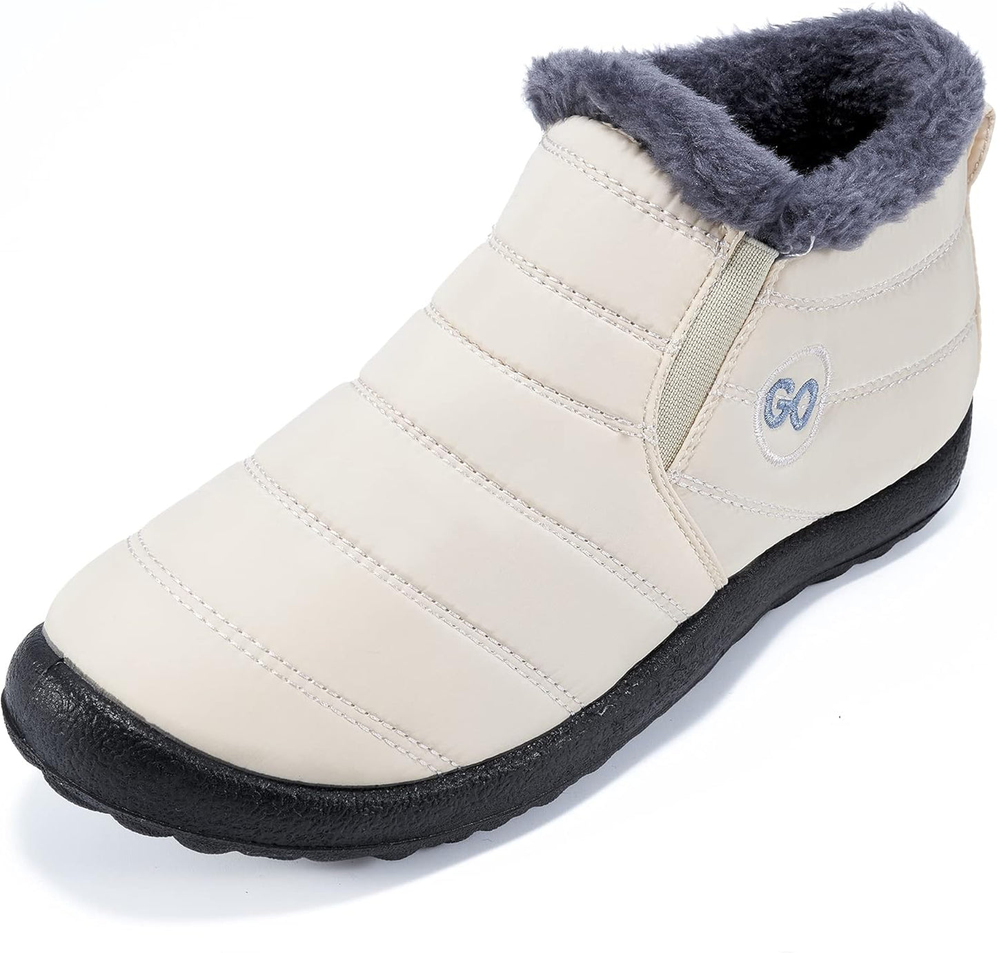 HARENCE Snow Boots for Women - Comfortable Waterproof Winter Booties