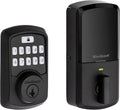 Kwikset Aura Bluetooth Programmable Keypad Deadbolt - Iron Black