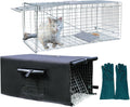 Live Animal Trap Cage with Cover for Raccoon, Squirrel, Skunk