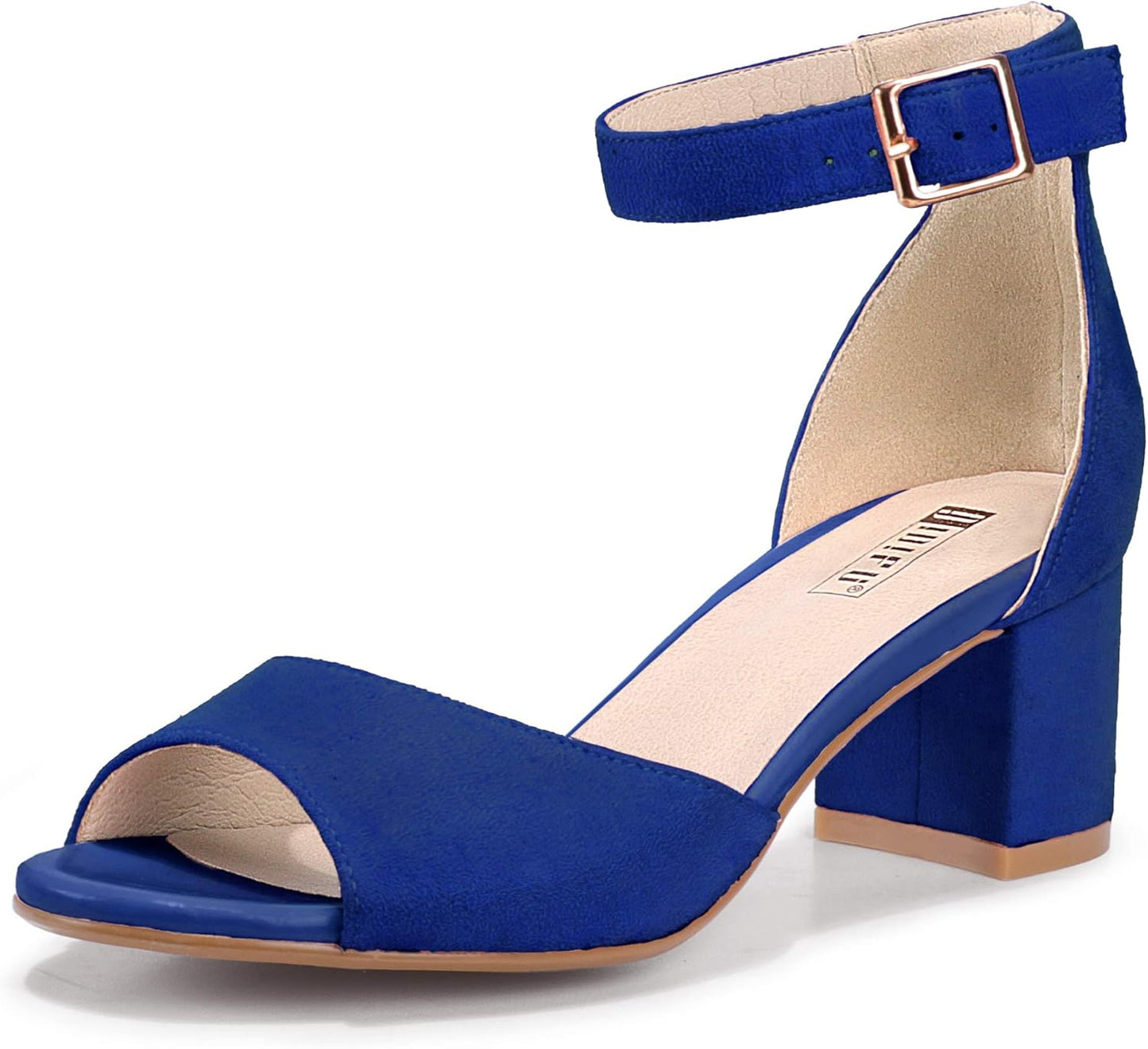 IDIFU Women's Candie Low Block Heels Sandals for Any Occasion