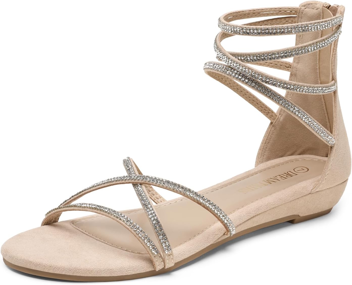 DREAM PAIRS Women's Strappy Gladiator Sandals for Summer Style