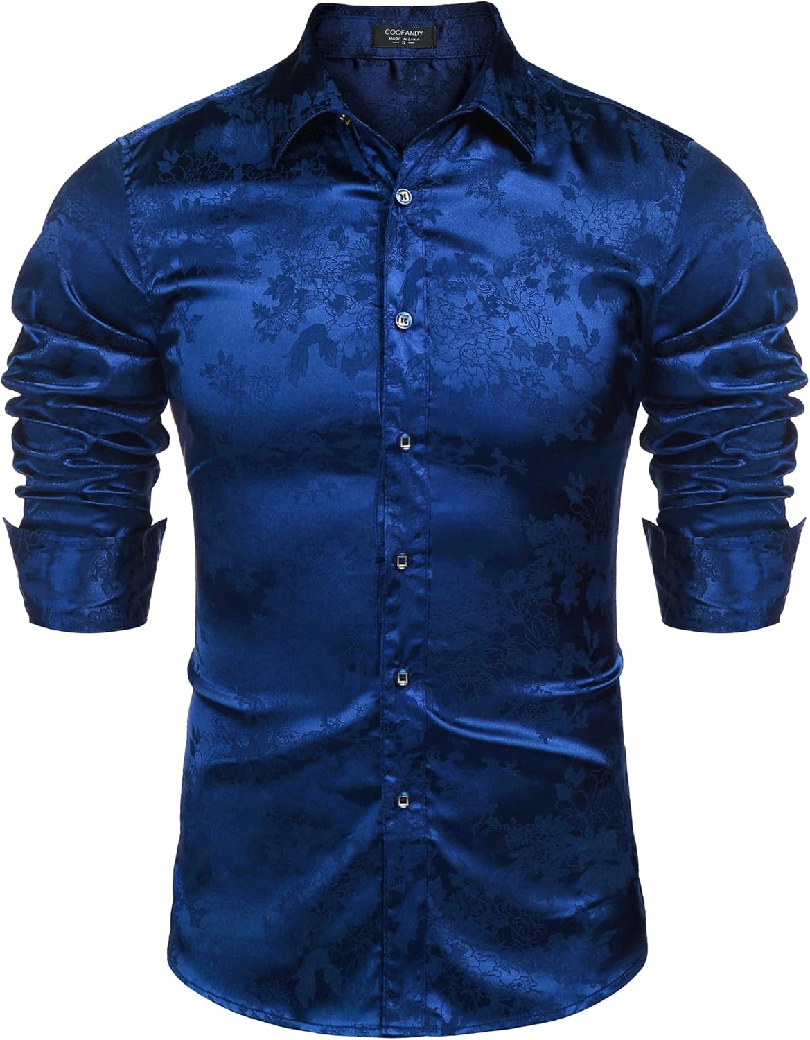 Stylish Men's Silk Satin Dress Shirts for Any Occasion