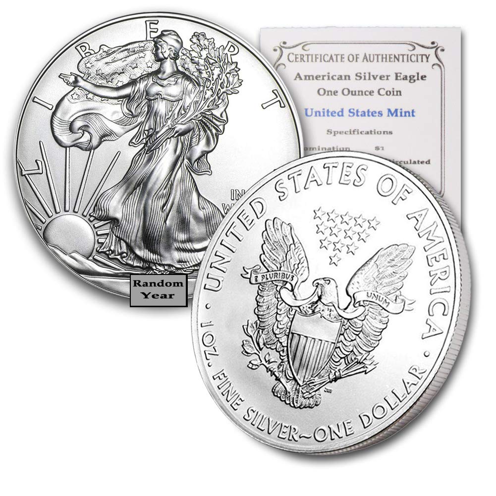 1 oz American Silver Eagle Coin Brilliant Uncirculated Type 1