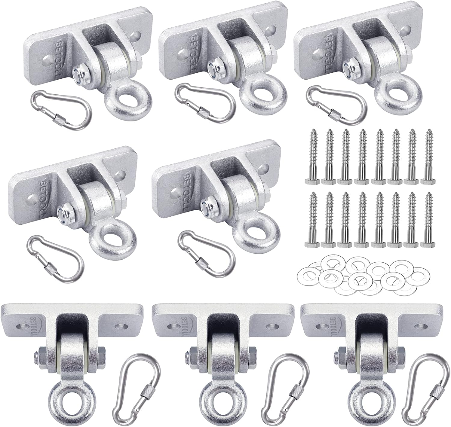 BETOOLL Heavy Duty Swing Hangers for Wooden Swing Sets
