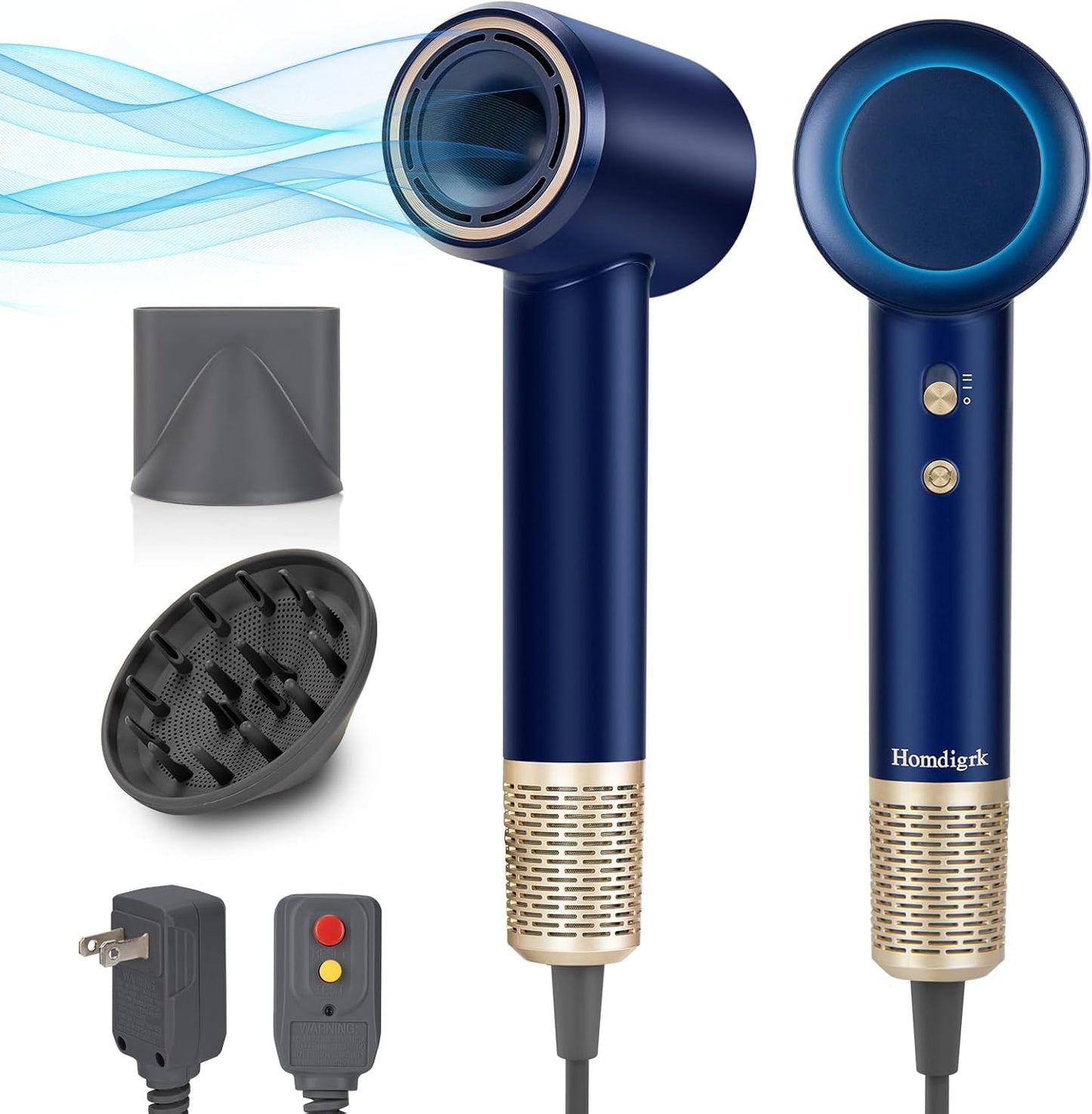 Fast Drying Ionic Hair Dryer - 112K RPM Brushless Motor