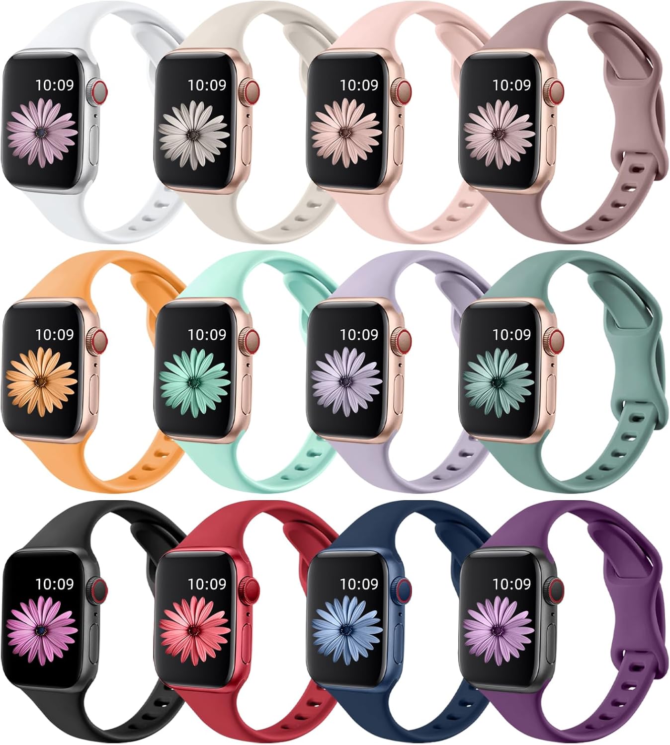 Lerobo Slim Sport Bands for Apple Watch - Ultra Thin Wristband