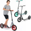 Large Kick Scooter for Adults, Teens & Kids with Kickstand