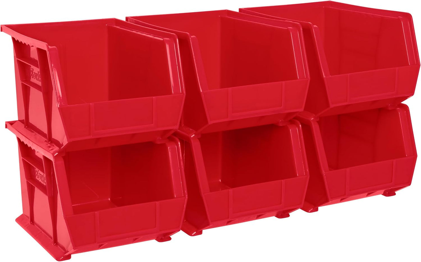 Akro-Mils Stackable Plastic Storage Bins for Home Organization