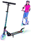 Aero Scooter for Kids 5-7 or 8-12 Kick Scooter with Lights - Foldable