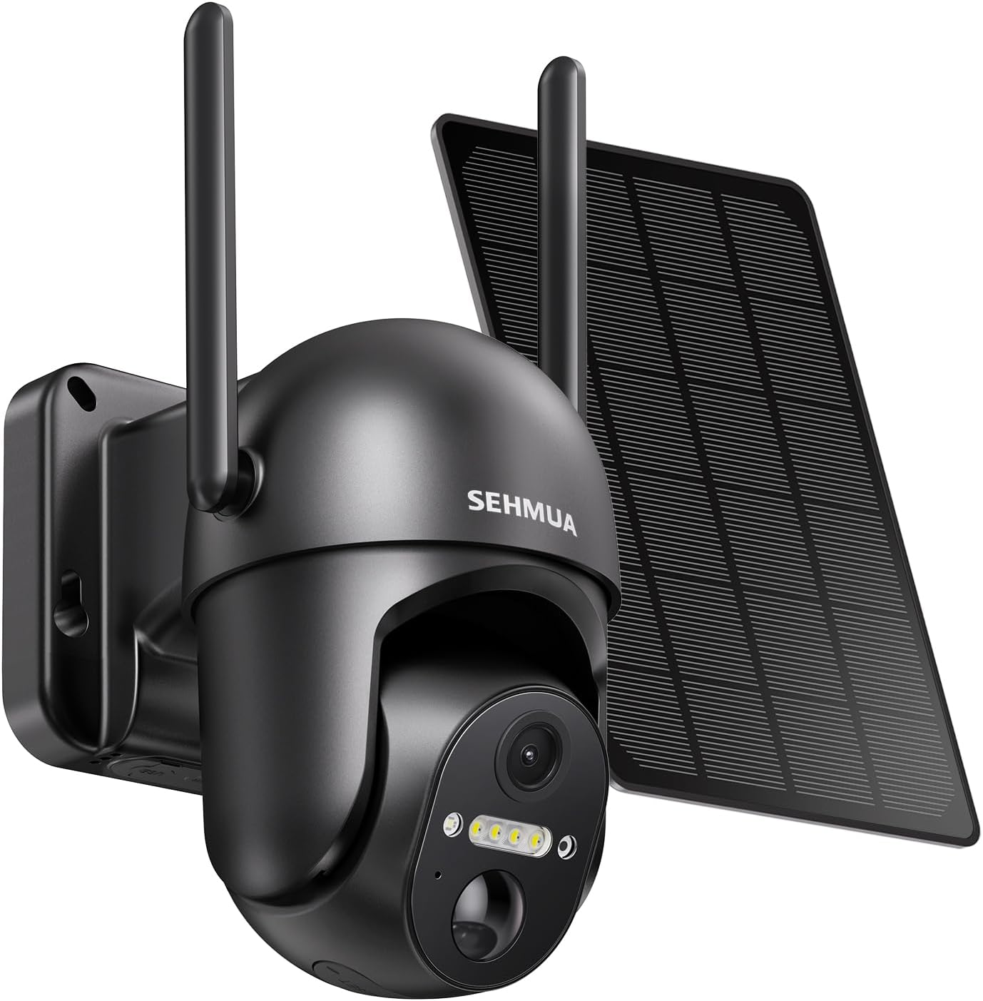SEHMUA 2K Solar Camera: Color Night Vision