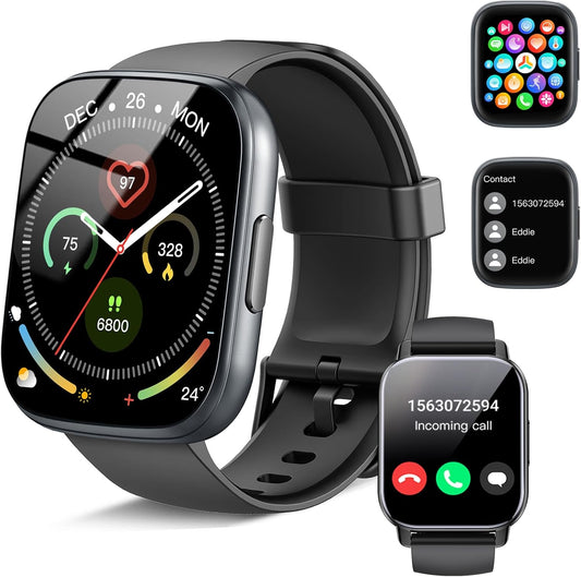 Cillso Smartwatch: Answer Calls, 110+ Sports Modes, IP68 Waterproof