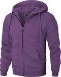 ZITY Men's Stylish Heavyweight Zip Hoodie for Winter