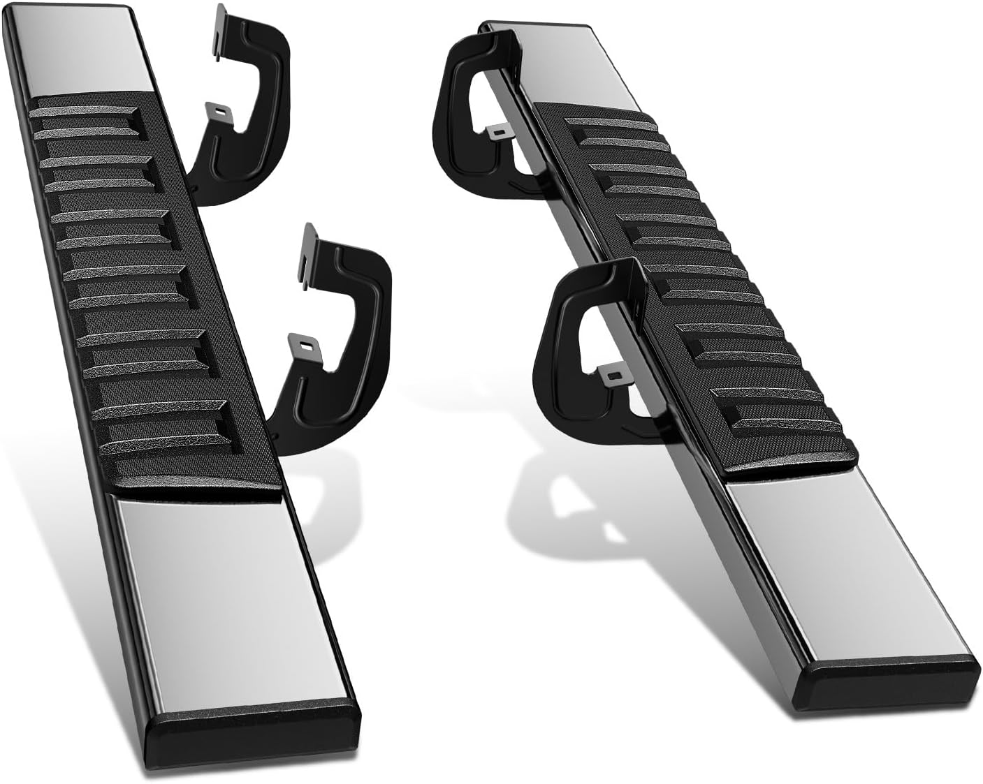 DNA MOTORING 6.75in Wide Flat Running Boards for Chevy