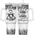 Halloween Present for Movie Lovers, Jack Skeleton Tumbler