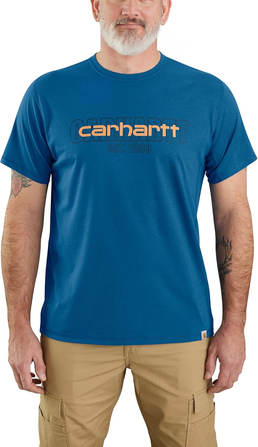 Carhartt Men's Force Relaxed Fit Midweight Short-Sleeve T-Shirt