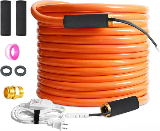 Heated Water Hose for RV with GFCI Protection and Durability