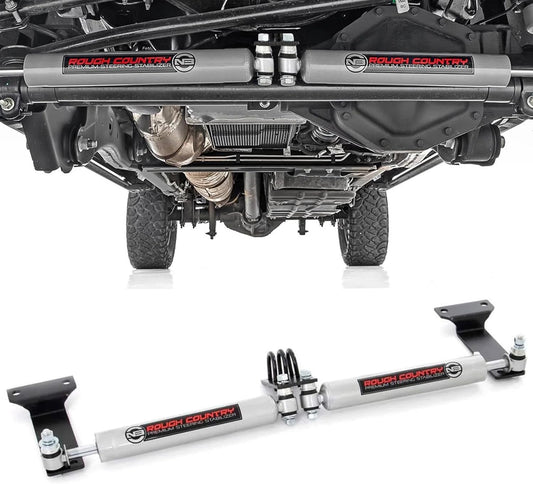 Rough Country N3 Dual Steering Stabilizer for Super Duty 4WD