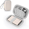 Beige Case for Samsung T7 Shield T9 T7 Touch Portable SSD - Travel
