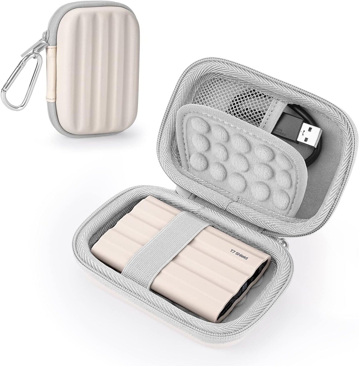 Yinke EVA Case for Samsung T7/T9 Portable SSD - Travel Protection