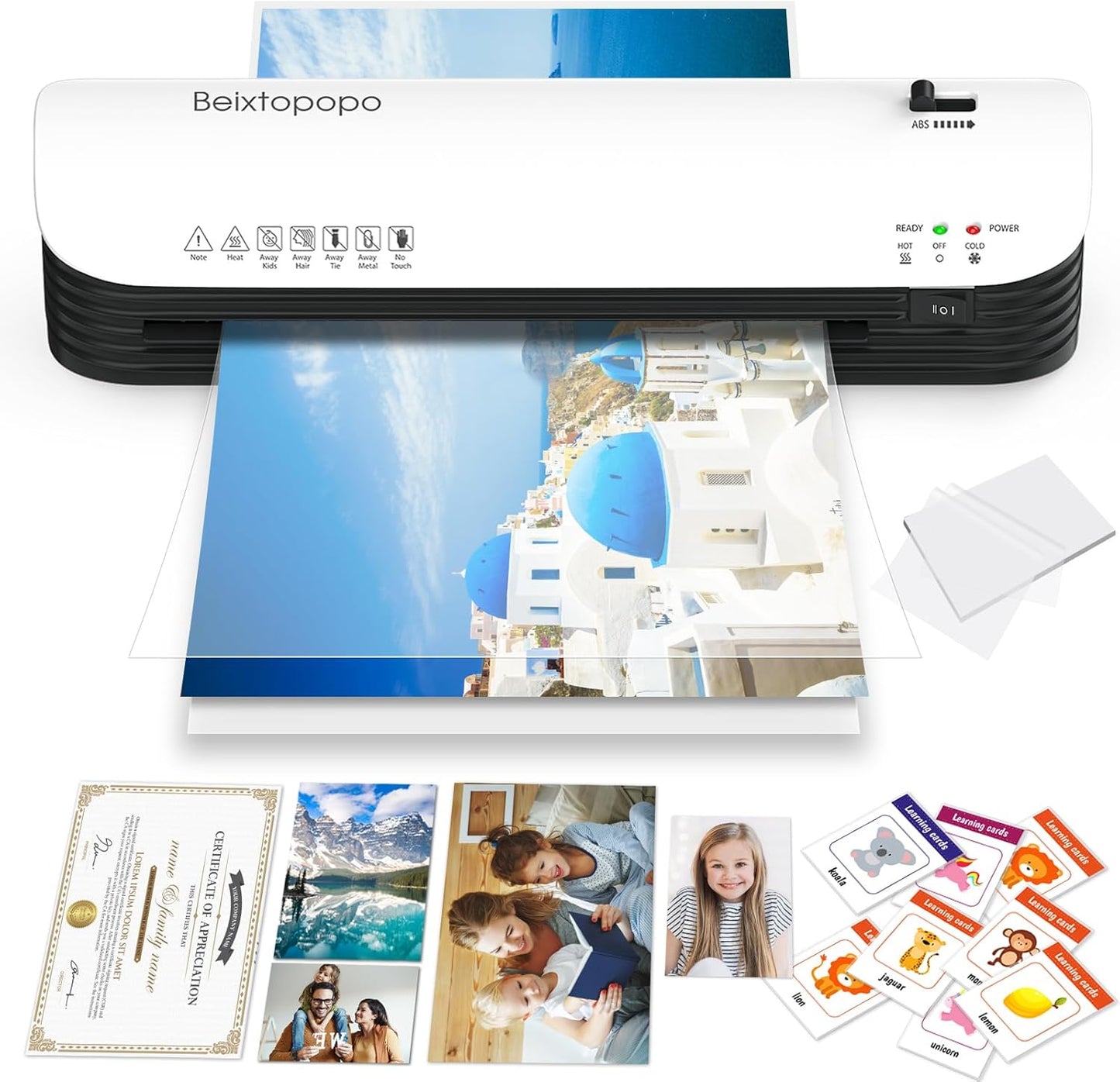 Beixtopopo Laminator: Anti-Jam, Perfect for Home & Office!
