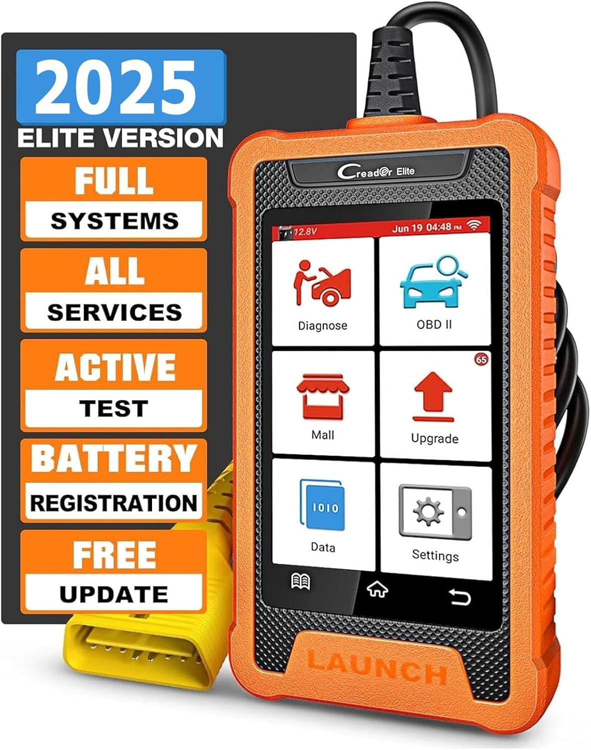 LAUNCH Creader Elite OBD2 Scanner for Toyota Lexus 2025 Model