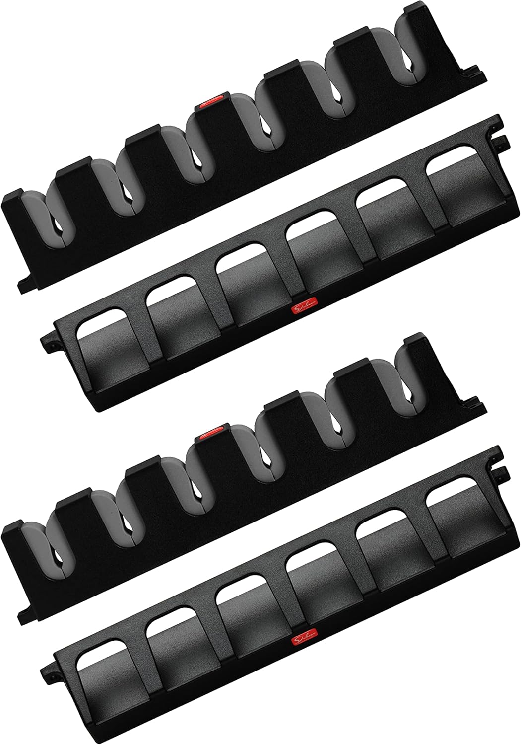 Organize 6 Fishing Rods with Ease: Simple Deluxe Wall-Mounted Rack